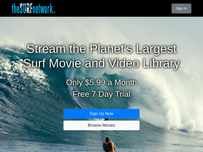 TheSurfNetwork - Stream the Planet's Largest Surf Movie and Video Library