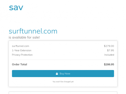 surftunnel.com Is for Sale