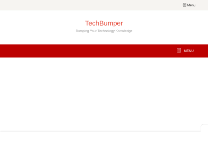 TechBumper - Bumping Your Technology Knowledge