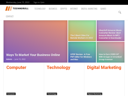 A Technology &amp; Digital Marketing Blog - Technoroll
