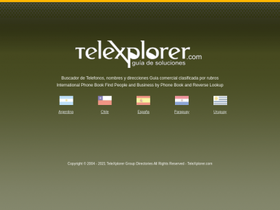 TeleXplorer Mundo - Gu&iacute;as Telef&oacute;nicas