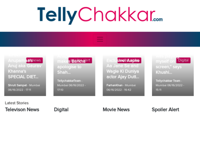 India's leading Television, Digital, Bollywood News &amp; Gossip website | TellyChakkar