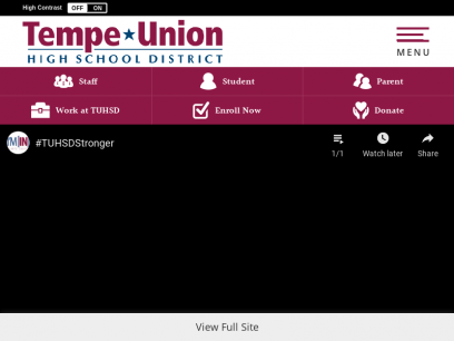 Tempe Union High School District / TUHSD Home