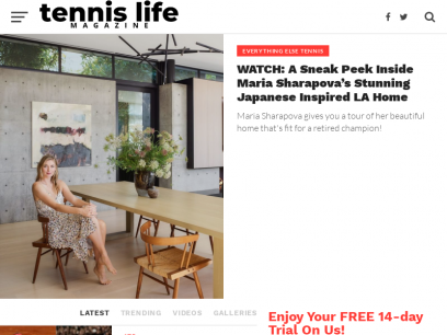 Homepage | TENNIS LIFE MAGAZINE