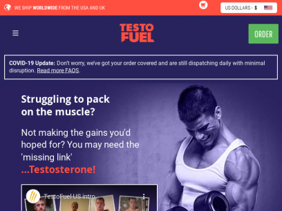 TestoFuel | Testosterone Booster | Official Website