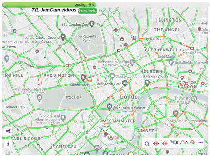 London Traffic Cameras - Live TfL JamCam Feeds