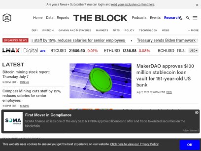 The Block - The first and final word in digital assets