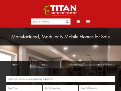Manufactured, Modular &amp; Mobile Homes for Sale - Titan Factory Direct