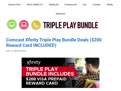 Triple Play Bundle - Find the best deals for bundled TV + Internet + Phone