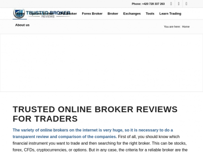 √ Trusted Broker Reviews 2021 √ • Online Trading Platforms
