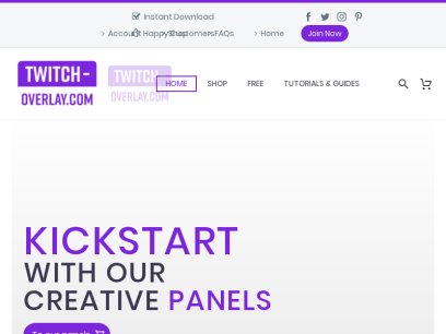 Twitch-Overlay.com #1 Twitch Panels, Stream Overlays &amp; Alerts