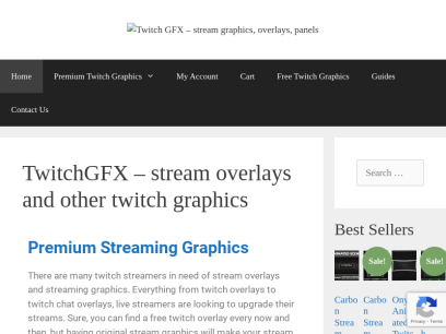 Twitch GFX - Twitch overlays. panels, screens, and more stream graphics!