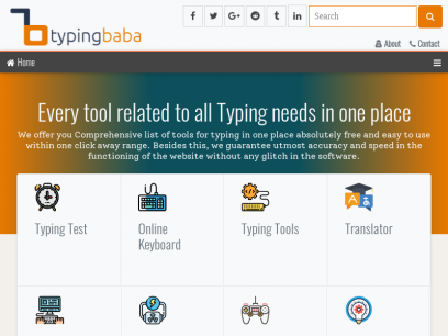 Typing Baba - India's Leading Typing Website