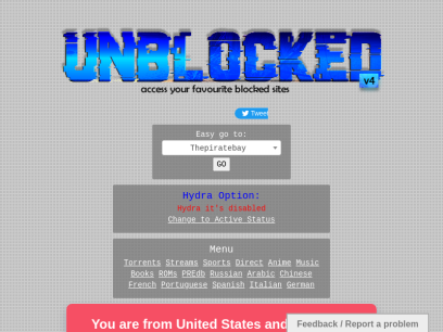 Unblocked - Access your favourite blocked sites