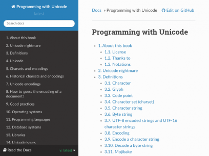 Programming with Unicode &mdash; Programming with Unicode