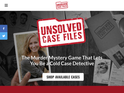Unsolved Case Files - The Cold Case Murder Mystery Game