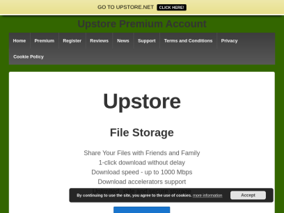 how to download premium files from upstore