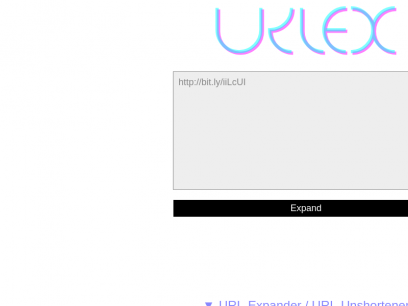 URL Expander — Unshorten Any Short URL To A Long URL