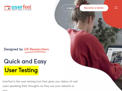User Testing for Websites and Apps + Review - Userfeel.com