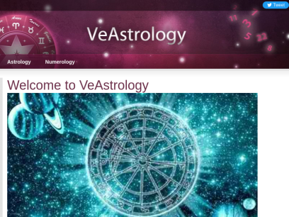 VeAstrology - Astrology, Zodiac signs, Numerology