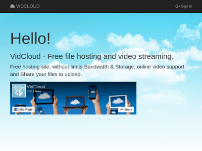 VidCloud - Free video stream and file shared host