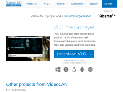 Sites like videolan.org &
        Alternatives