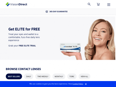 Contact Lenses Online in Ireland | Vision Direct Ireland