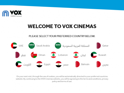Movies, Cinema Listings, &amp; Latest Films | VOX Cinemas