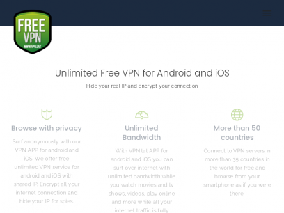 VPN lat - Free Unlimited VPN app for Android and iOS
