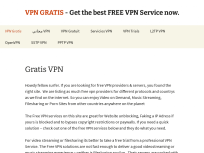 VPN Gratis 2021 | Get the best FREE VPN Service now.