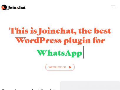 ᐈ El mejor plugin de WordPress para WhatsApp | Join.chat