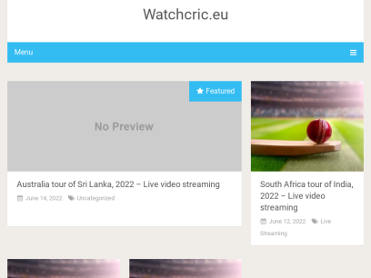 Watchcric.eu - Live Cricket Streaming