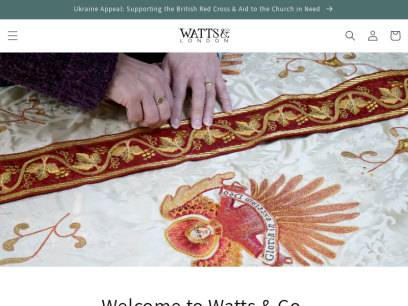 Watts &amp; Co. | Church Vestments | Liturgical Fabrics