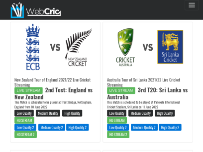  WebCric | Live Cricket Streaming | Watch IPL Live Cricket Streaming | Pakistan vs Zimbabwe Live Cricket Streaming