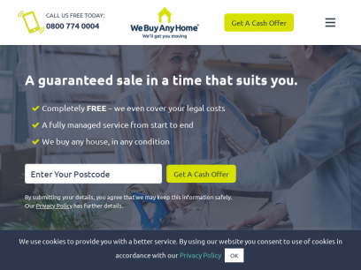 WeBuyAnyHome® | Fast, Easy &amp; Reliable House Sell
