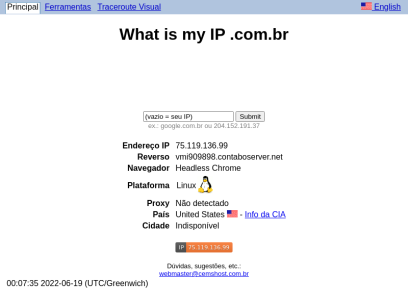 What is my IP .com.br