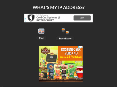 Whats My IP Address? ~ Ping | Trace Route