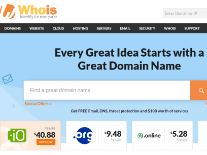 Whois.com - Domain Names &amp; Identity for Everyone
