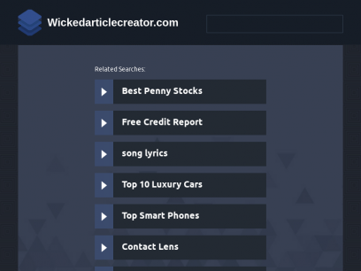 Wickedarticlecreator.com