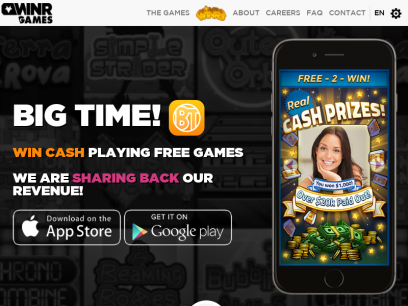 WINR Games - Earn Real Money Playing Free Video Games
