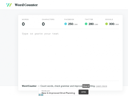 Word Counter – Count Words and Check Grammar