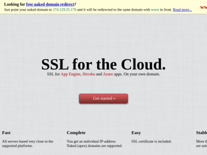 SSL for App Engine, Heroku and Azure - wwwizer.com