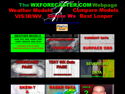 The Weather Forecaster Web Page
