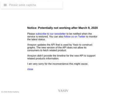 Amazon Products Visualization - YASIV