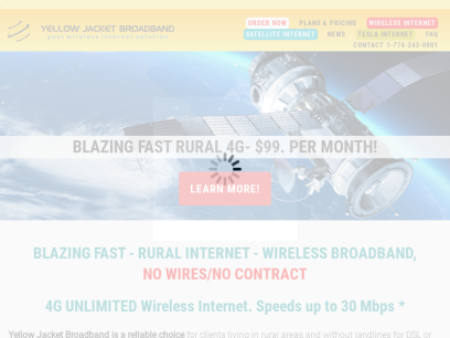  Unlimited Wireless Internet | Yellow Jacket Broadband | Unlimited Satellite Internet  