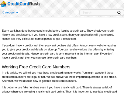 Free Credit Card Number Generator 2021, Working Fake Valid CC Numbers Free for Testing