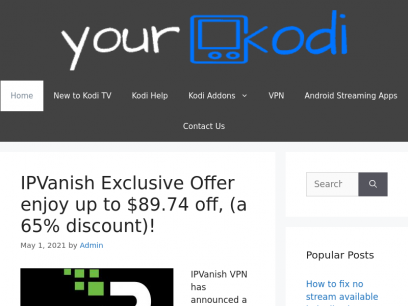 Your Kodi | Your ultimate guide for Kodi TV, Kodi Hardware, IPTV, Android Apps, Kodi Help Including How To Guides and Tutorials.