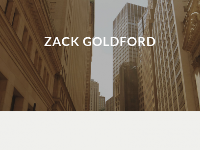Zack Goldford on Strikingly