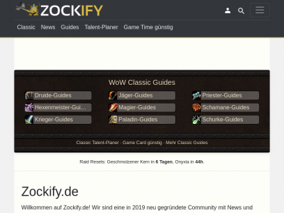 Sites like zockify.de &
        Alternatives