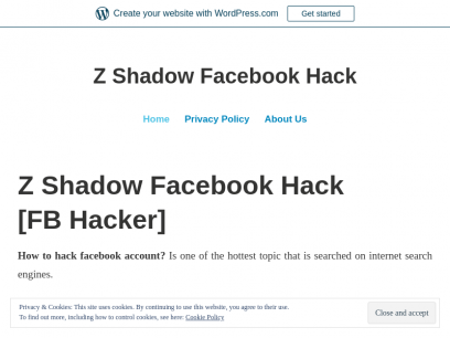 Z Shadow Facebook Hack